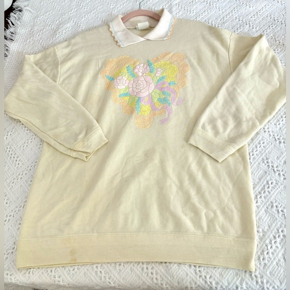 VINTAGE Bobby brooks sweater with collar size Large - Picture 4 of 10